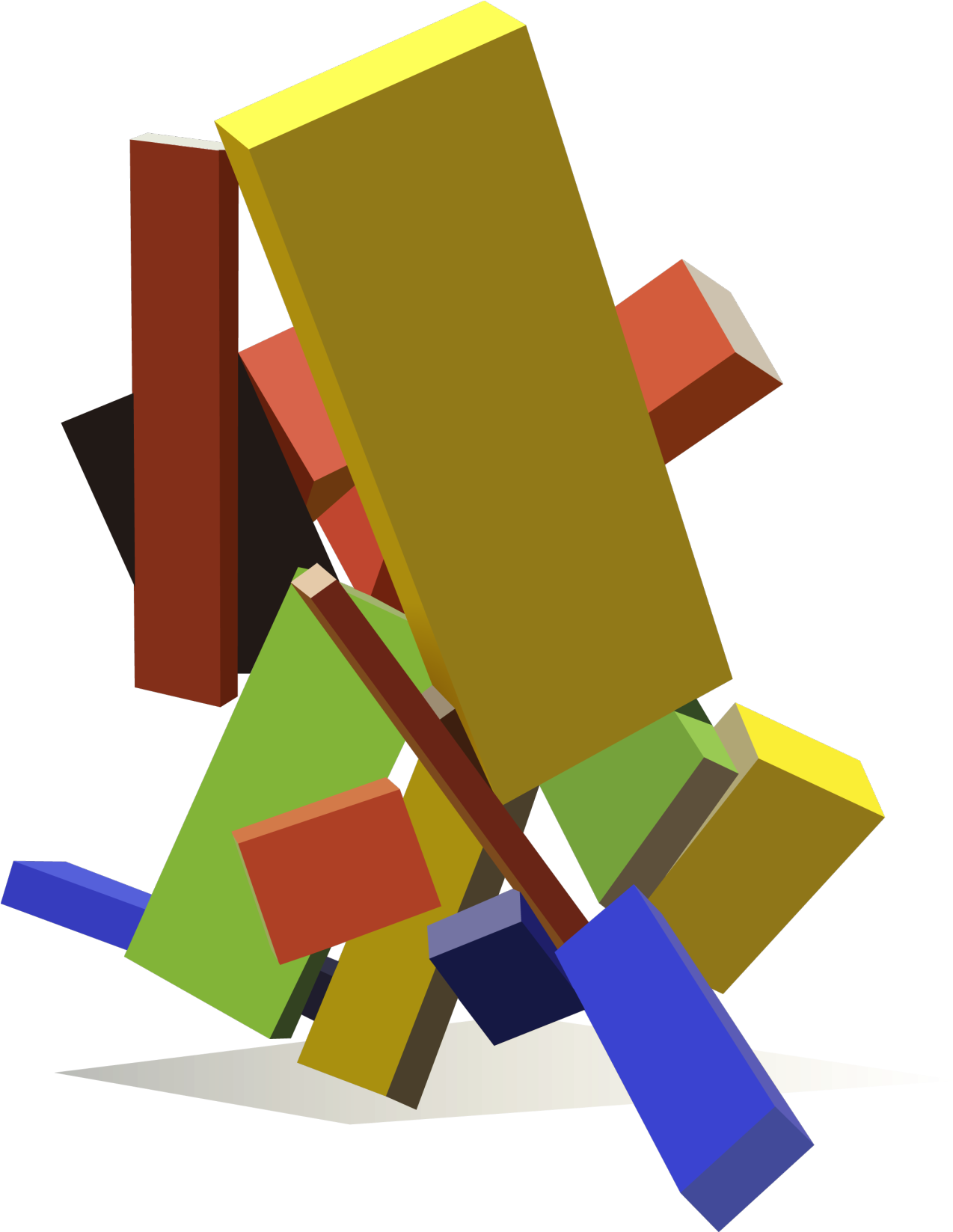 Efedra Joel Shapiro Sculpture Artists On Tumblr Tracing (1280x1646), Png Download