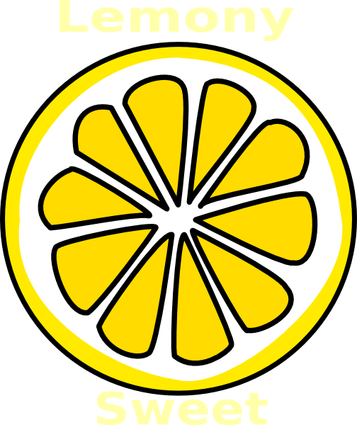 Lemon Slice Clip Art - Slice Of Lemon Clipart (504x600), Png Download