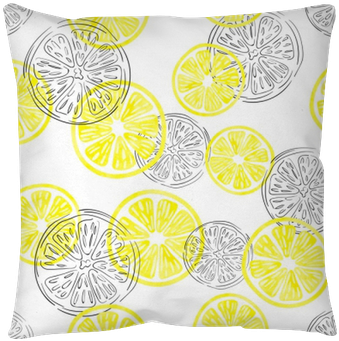 Seamless Lemon Pattern - Watercolor Painting (400x400), Png Download