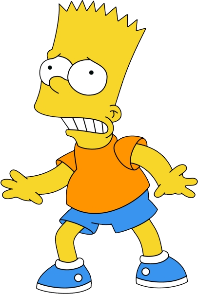 Bart Simpson Transparent Png (406x604), Png Download