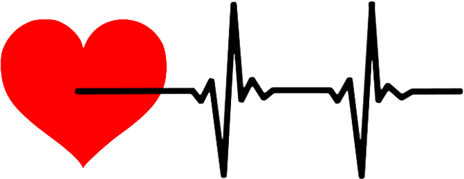 Heart Rate - Clef Note And A Heart, For The Love Of Music (689x298), Png Download