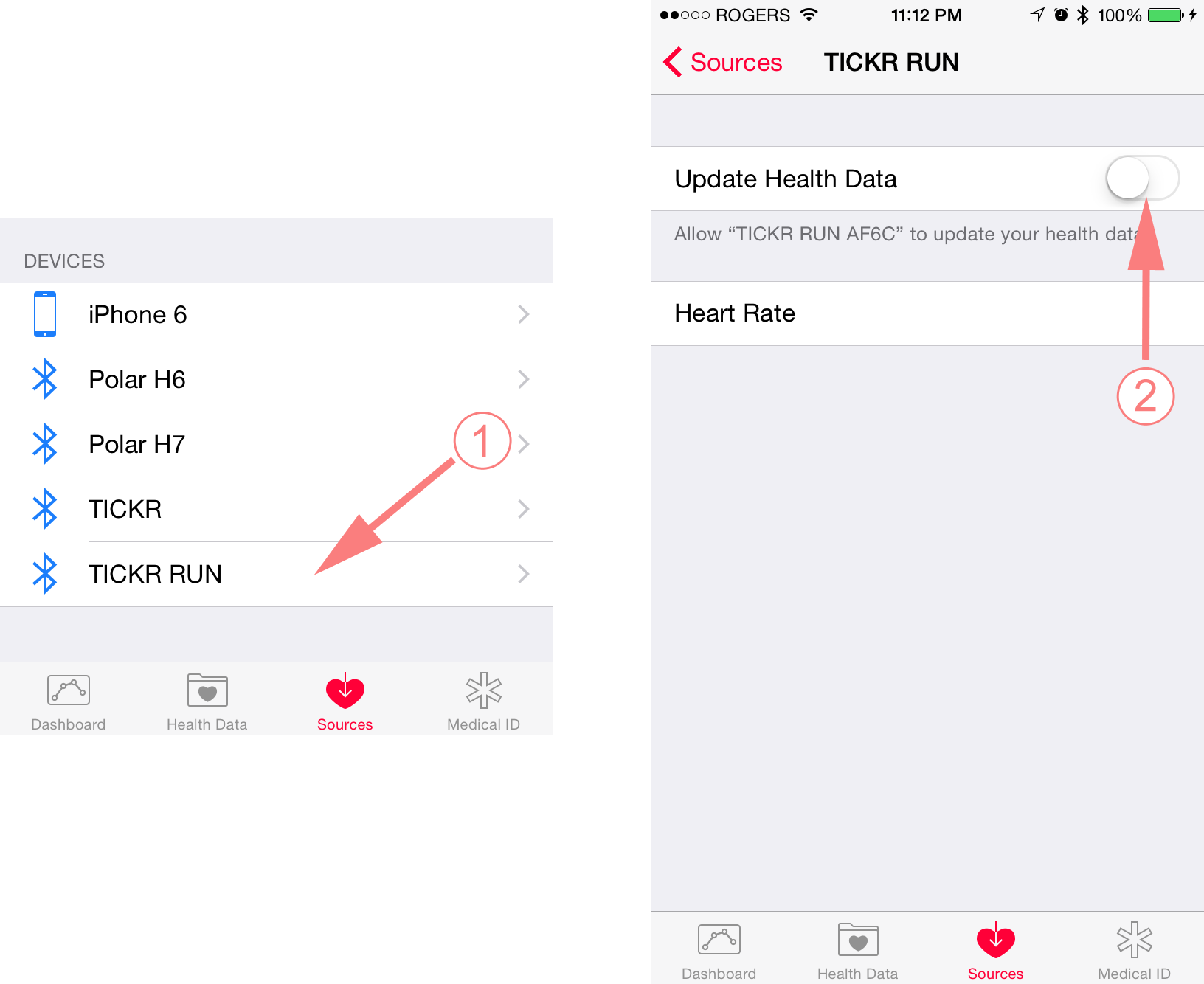 Download Tap On The Heart Rate Monitor That You Would Like To Pair