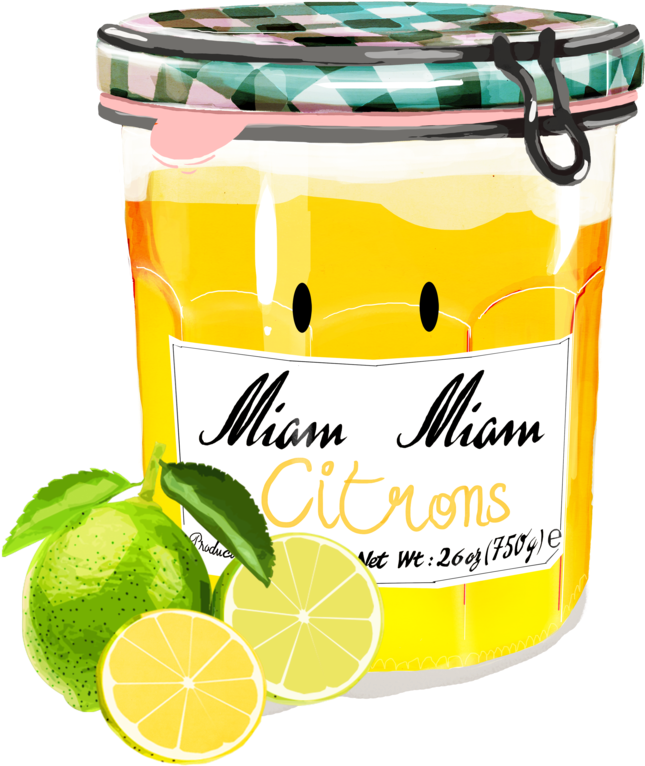 Miam Miam Lemon - Lime (1000x941), Png Download