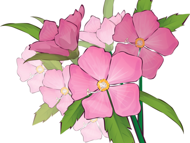 Bouquet Clipart Summer Flower - Summer Flowers Clip Art (640x480), Png Download