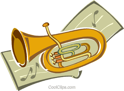Tuba Clipart Cool Clipart Freeuse Library - Musical Instruments Images With Names (480x353), Png Download