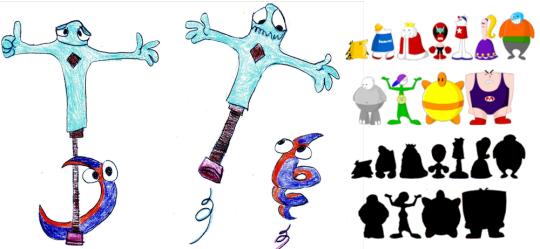 Or Janine And Chickotee A Pogo Stick And An Actual - Cartoon (540x249), Png Download