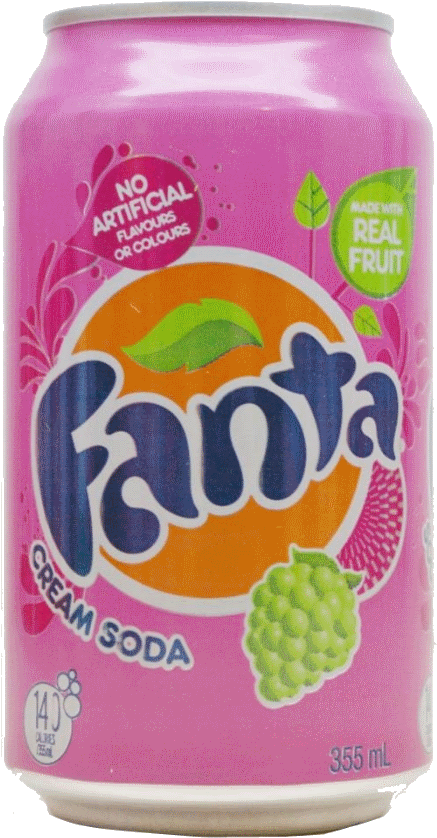 Fanta Fanta Cream Soda 355ml Can 12/cs - Fanta Cream Soda Can (850x850), Png Download