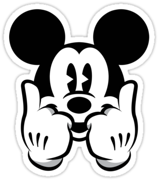 Dope, Micky, And Swag Image - Dope Mickey Transparent (375x360), Png Download