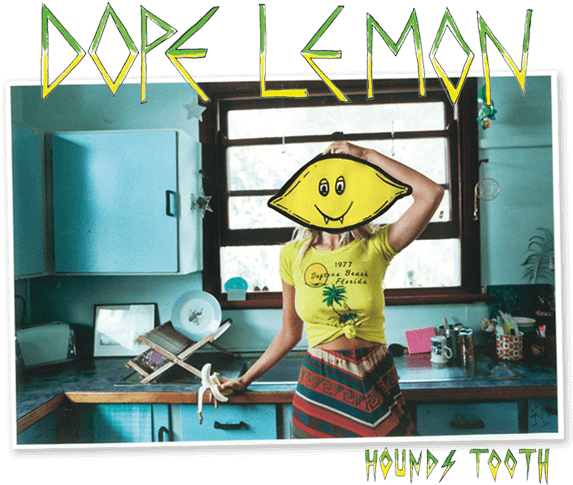 Hounds Tooth Dope Lemon (580x490), Png Download
