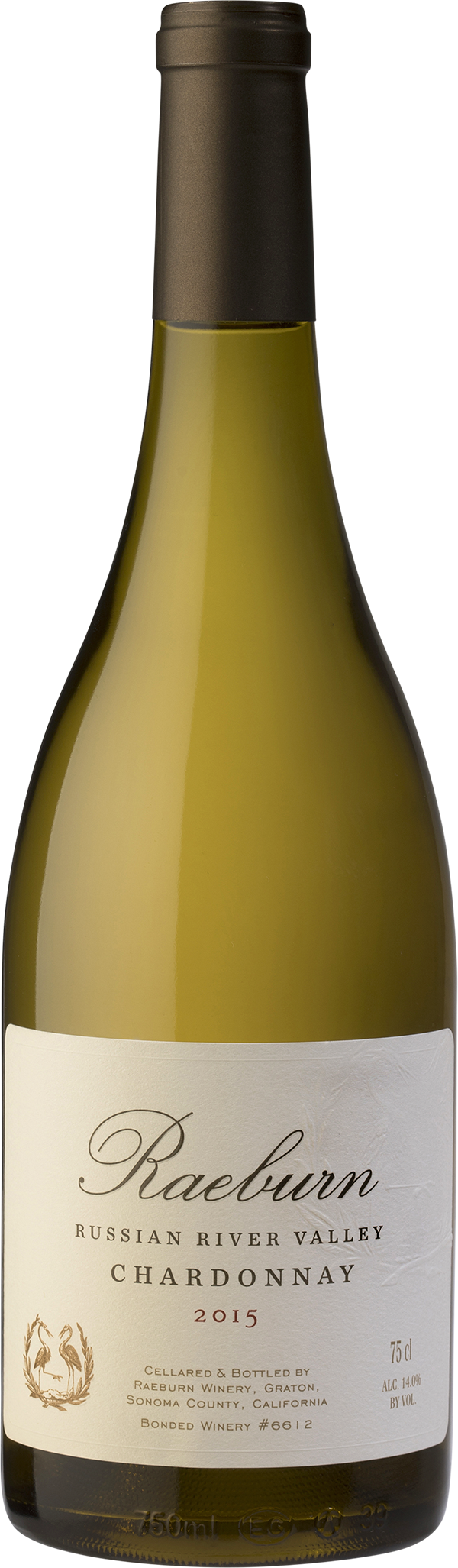 Raeburn Chardonnay 2015 - J Russian River Chardonnay (600x2053), Png Download