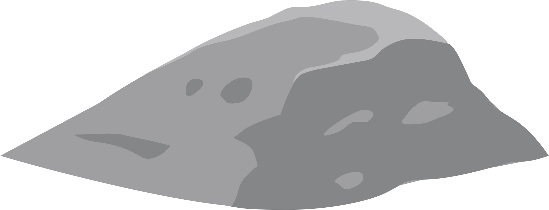 Glitch Clipart Small Rock - Clip Art (2400x890), Png Download