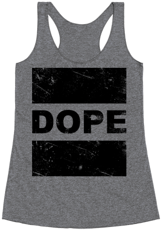 Dope Racerback Tank Top - Naruto Workout Shirt (484x484), Png Download