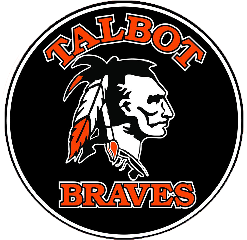 Talbot Braves Football & Cheer - Talbot County (960x960), Png Download