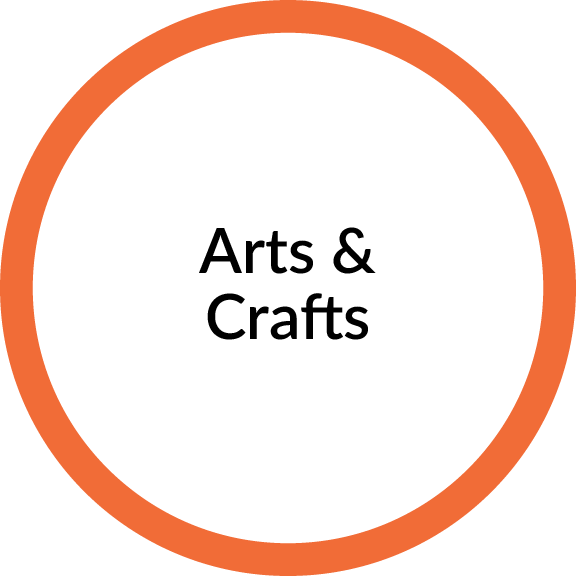 Arts Crafts - Circle (576x576), Png Download