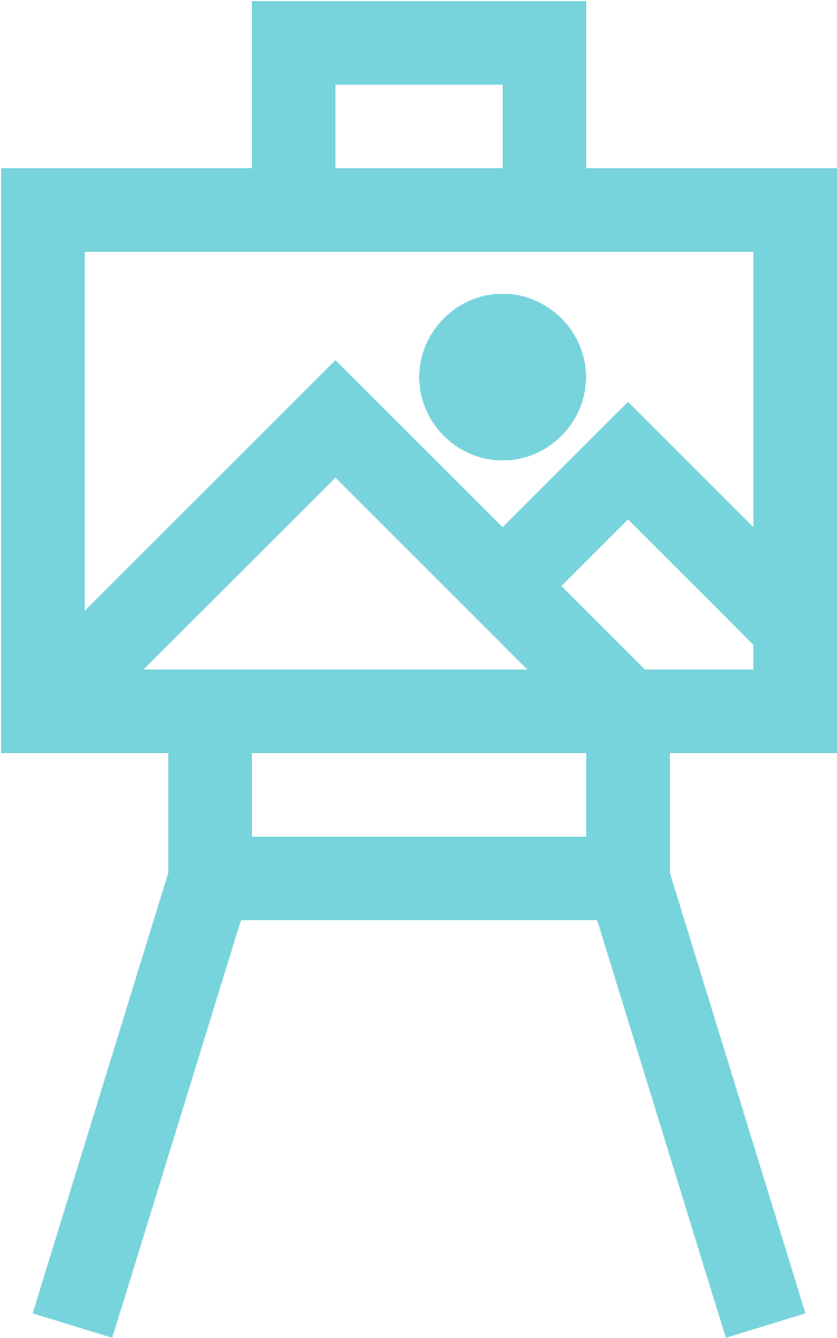 Icon Arts Crafts - Art (1200x1200), Png Download