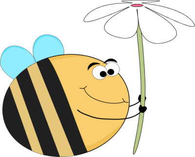 Transparent Stock Clip Art Images Funny And A White - Thank You Bee Clipart (400x322), Png Download
