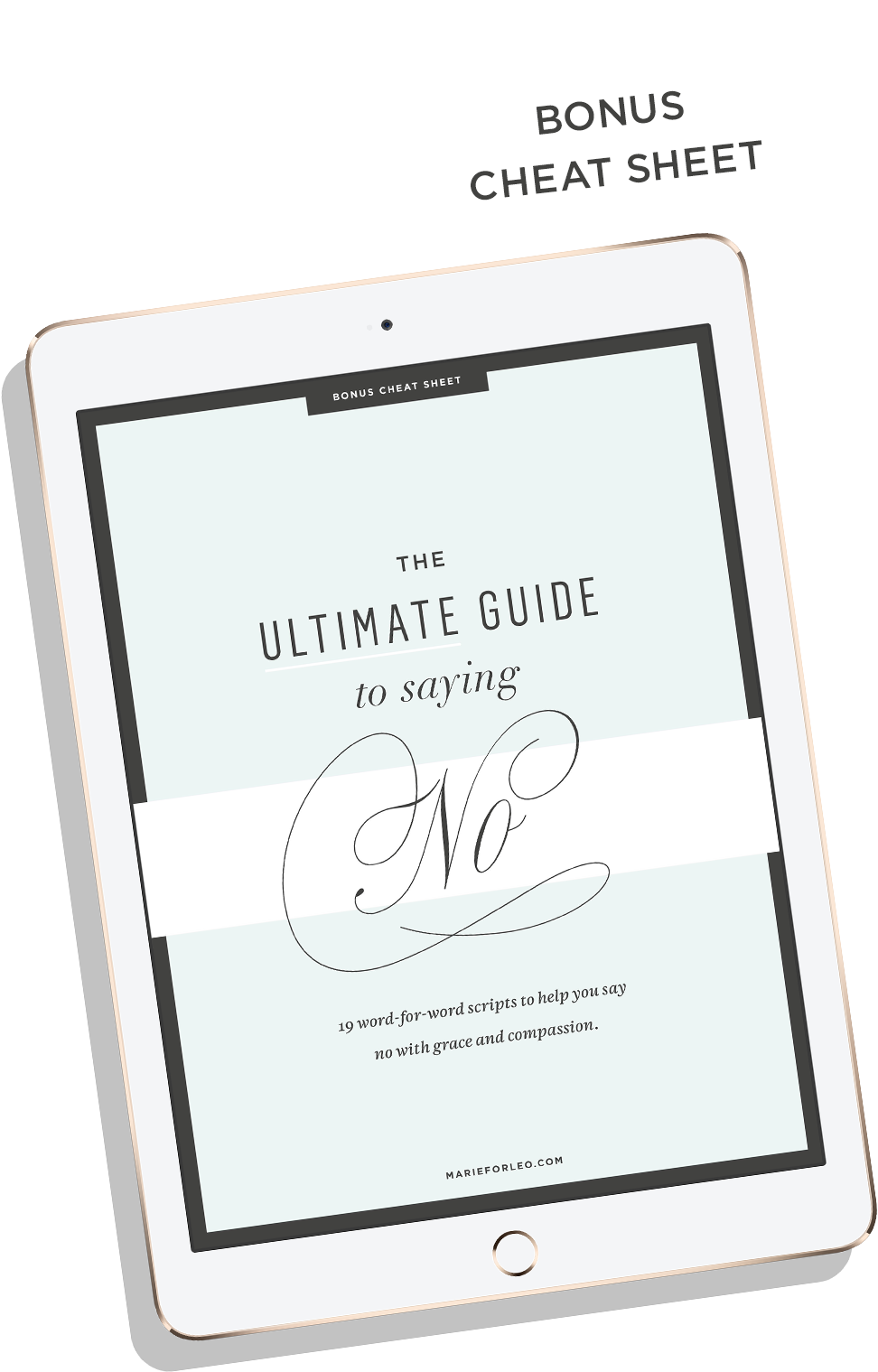 The Ultimate Guide To Saying No - Word (1000x1539), Png Download