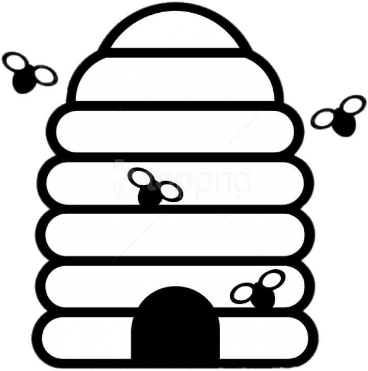 Beehive And Bees Clipart - Every Step In Beekeeping (670x668), Png Download
