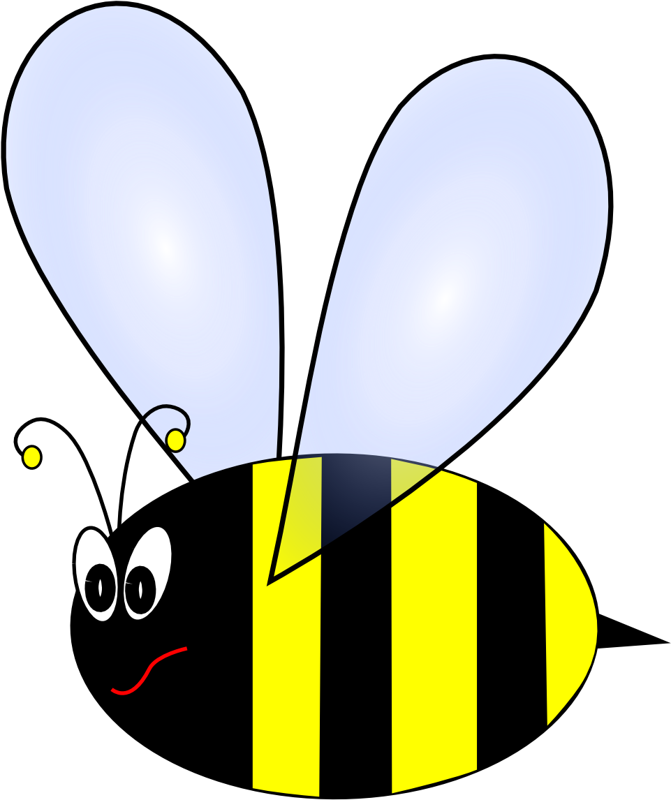 Bee Clipart Png - Bumble Bee Animated Gif (999x1413), Png Download
