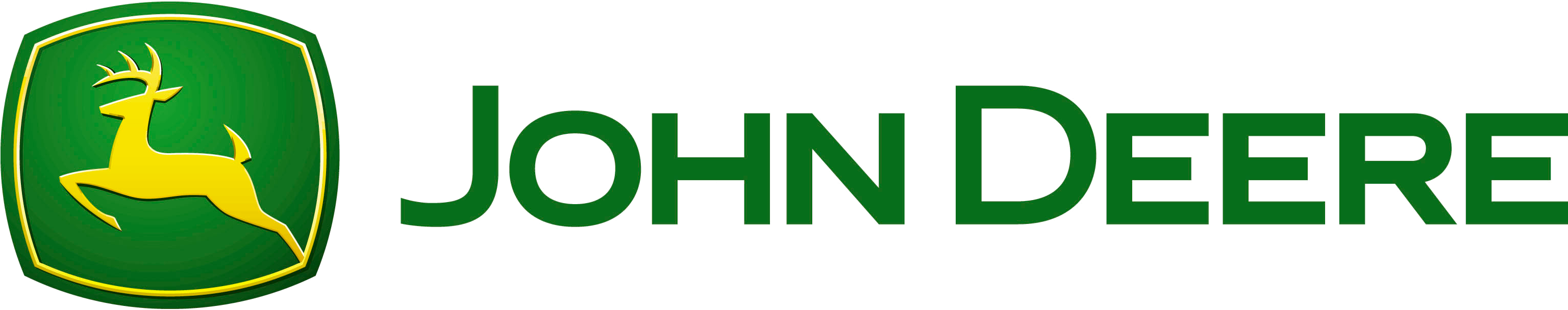John Deere Logo Png Transparent - John Deere Logo Transparent (3246x720), Png Download