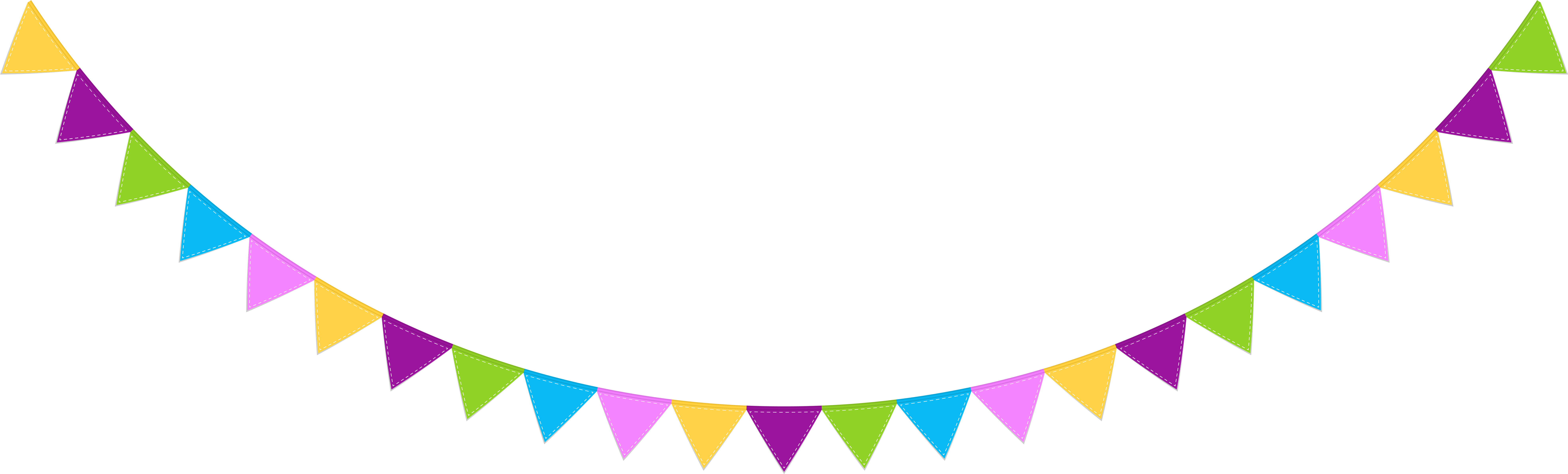 Png Royalty Free Download Streamer Png Clip Art Image - Streamer Png (8000x2418), Png Download