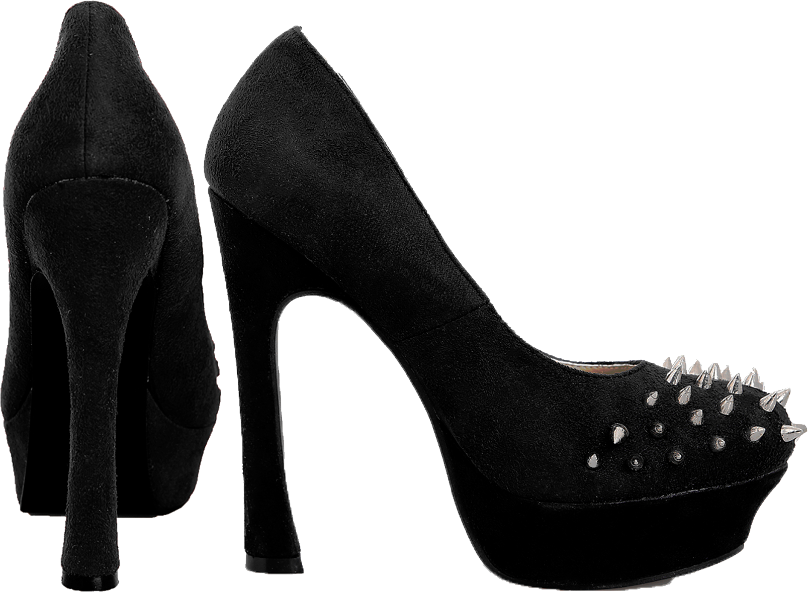 Black Women Shoes Png Image - Women Black Shoes Png (1607x1178), Png Download