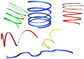 Streamers - Serpentinas Png (400x400), Png Download