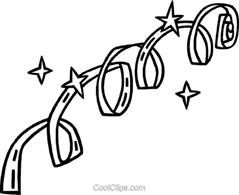 Streamers - Streamers Clip Art (480x391), Png Download