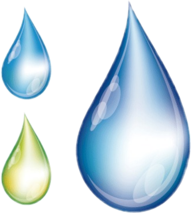 Png Freeuse Drops Rain Sticker By Janet - Drop Of Water Design (643x717), Png Download