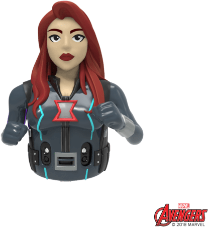 Black Widow Ozobot (590x590), Png Download
