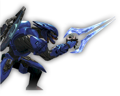 Blue Elite Win - Halo Reach Red Elite (520x430), Png Download