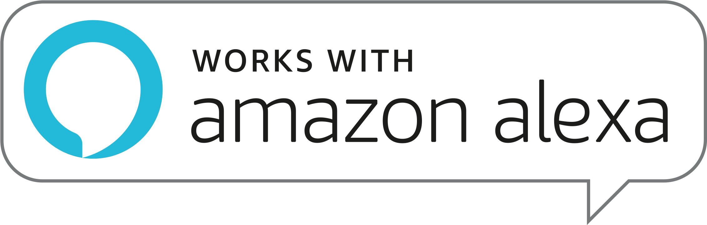 Use Siri, Google Assistant Or Amazon Echo To Voice - Badge (2328x728), Png Download