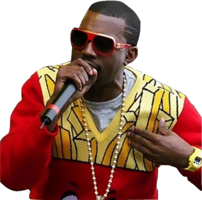 Kanye West's "good A** Job" September Release Confirmed - Kanye West Rapper (400x396), Png Download