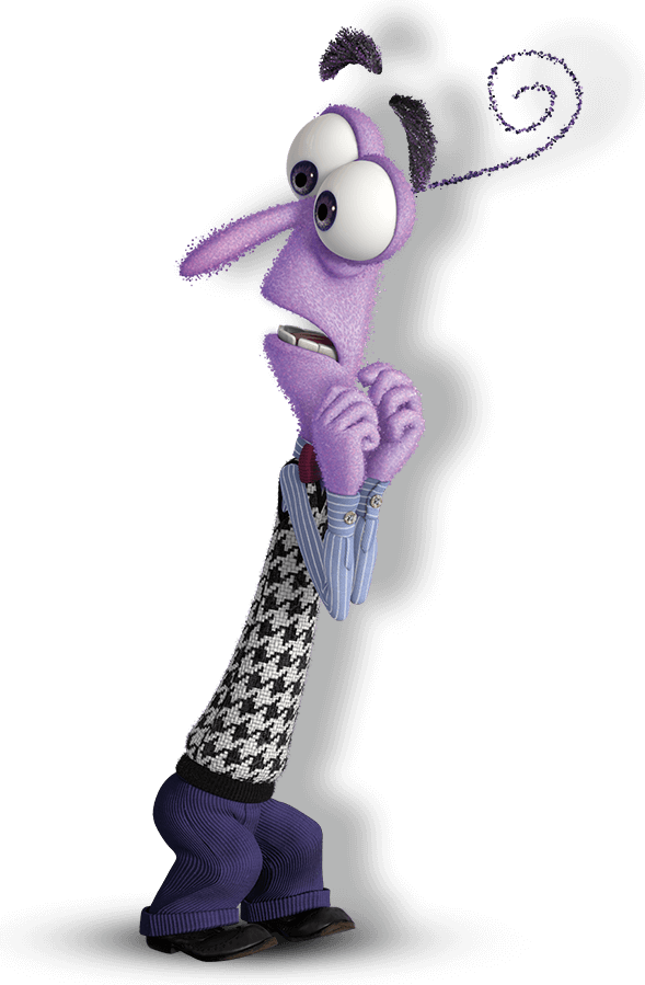 Fear - Inside Out Film Fear (589x899), Png Download