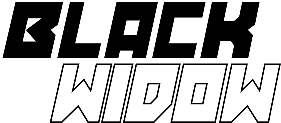 Black Widow Marvel Font (1280x905), Png Download