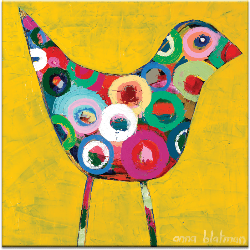 Anna Blatman Mabior - Artist Lane 'mabior' Acrylic Painting Print On Wrapped (900x900), Png Download