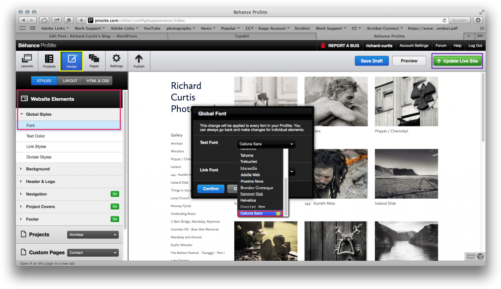Screen Shot 2014 01 03 At - Behance Prosite (1024x597), Png Download