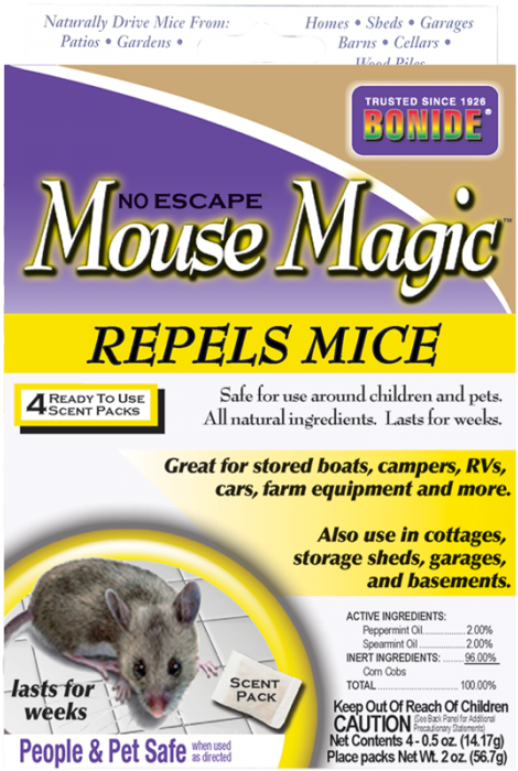 Bonide Products Inc All-natural Mouse Repellent, 4-pk. (700x700), Png Download