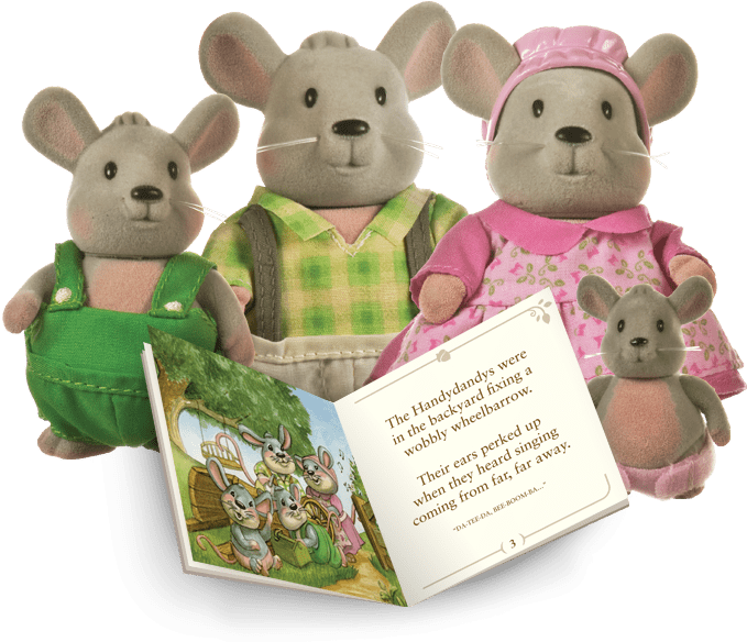 Li'l Woodzeez Family - Mice (900x660), Png Download