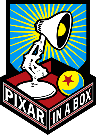 Pixar In A Box Logo - Pixar In A Box Png (337x476), Png Download