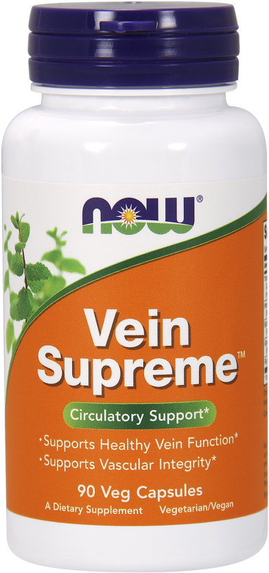 Vein Supreme™ Veg Capsules - Now Foods - Vein Supreme - 90 Vegetarian Capsules (443x880), Png Download
