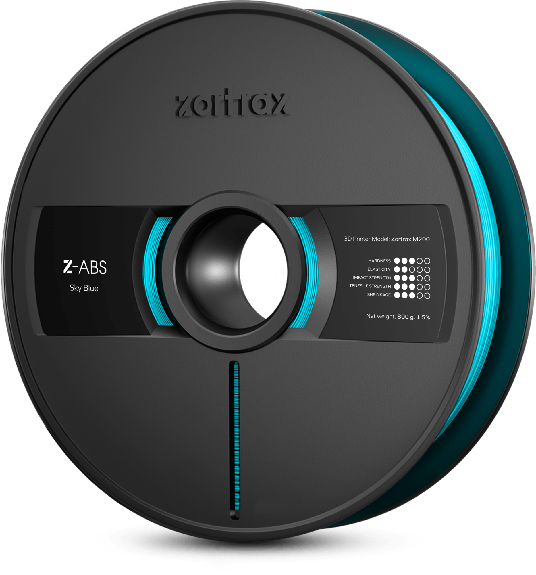 Zortrax Z-abs Sky Blue (1866x2000), Png Download