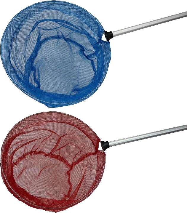 Scoop Net Png - Aluminium Scoop Handle Fishing Net Blue (631x719), Png Download