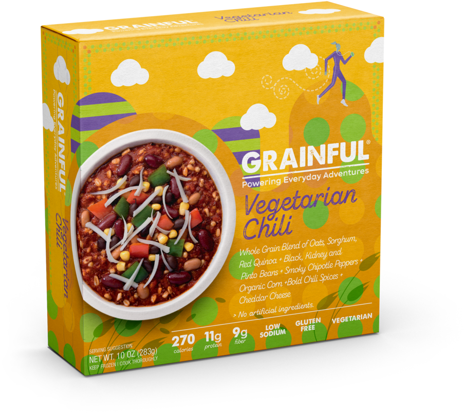 Vegetarian Chili - Frozen Entree Packaging (1000x1000), Png Download