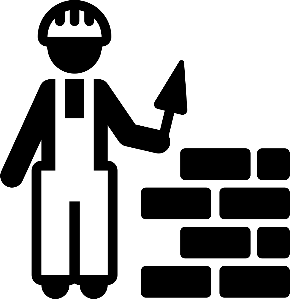 Construction Worker - - Construction Worker Icon (950x980), Png Download