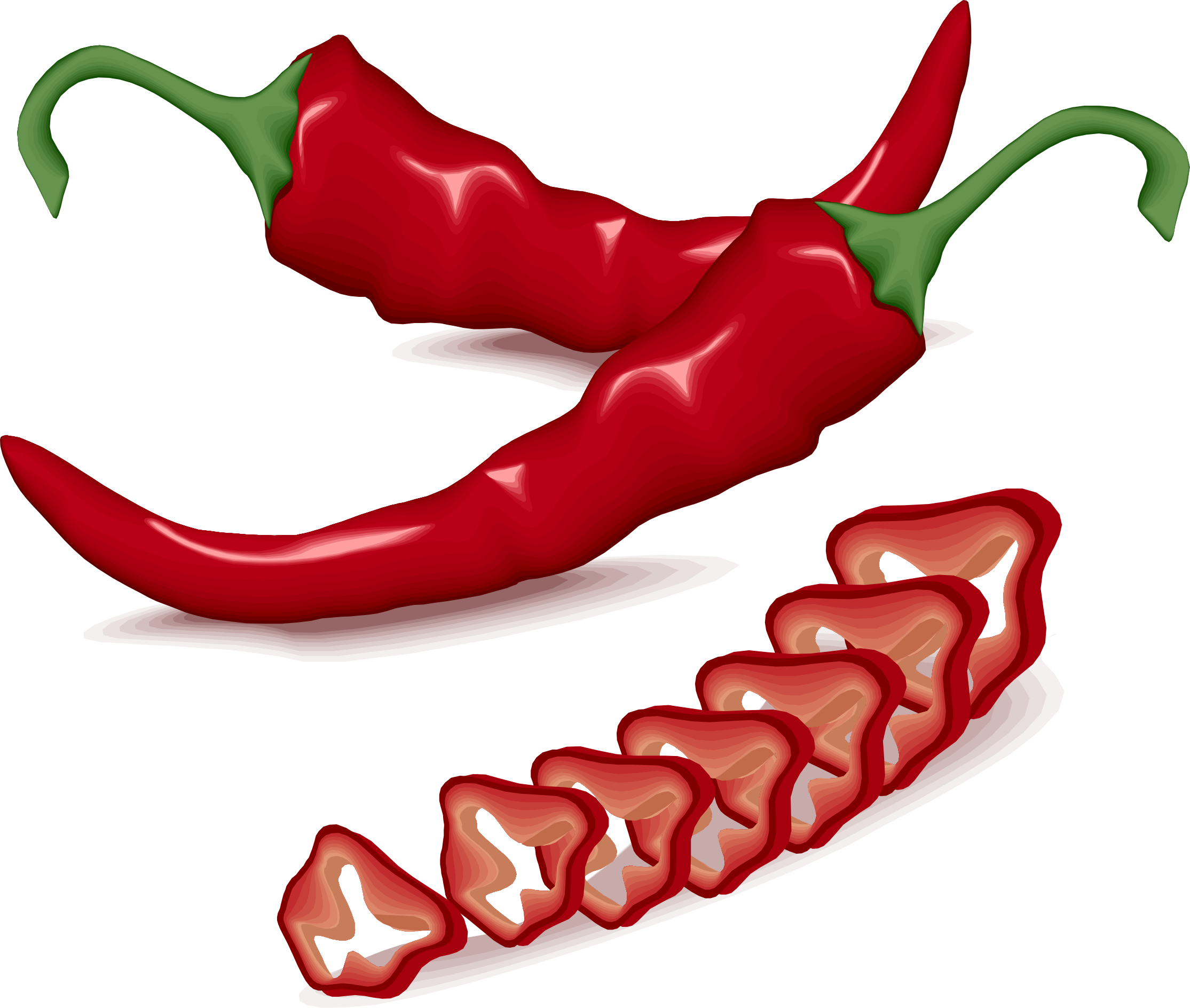 Cayenne Big Image Png - Carolina Hardware And Decor Chili Peppers 1.5" Round (2229x1888), Png Download