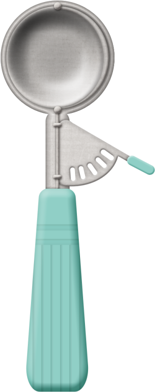 Cute Cliparts ❤ Ice Cream Scoop - Ice Cream Scooper Clipart (331x800), Png Download
