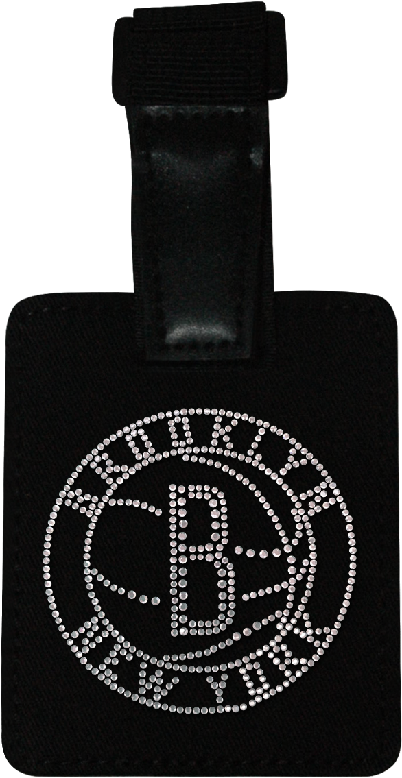 Brooklyn Nets Rhinestone Luggage Tag - Illustration (800x1200), Png Download