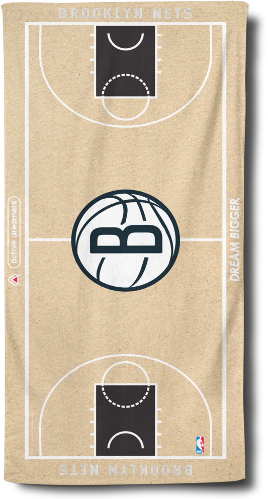 Nets Beach Towel - Brooklyn Nets Iphone 5/5s/se Case - Brooklyn Nets Split (560x560), Png Download