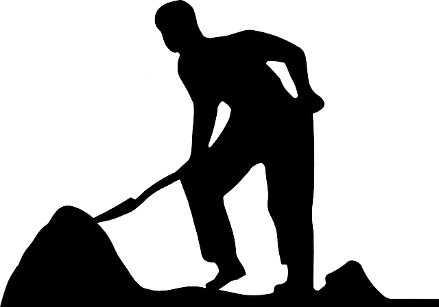 Men At Work, Worker, Builder, Construction Worker - Workman Silhouette Png (640x448), Png Download